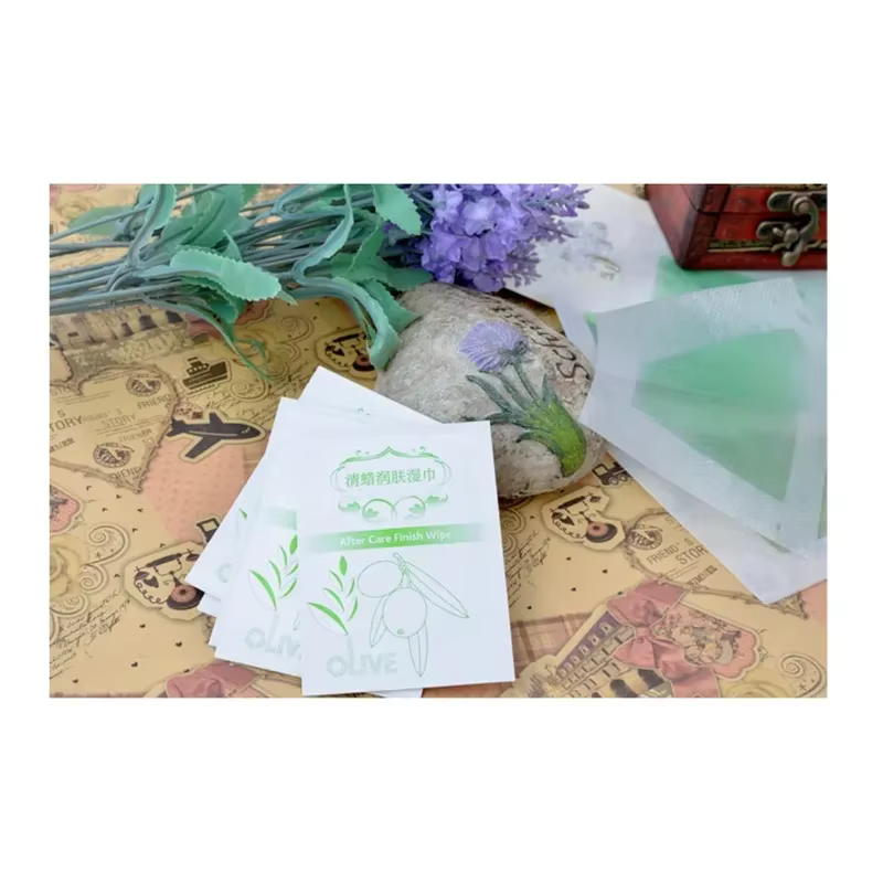 Papiers de bande de cire jetables 10 pièces