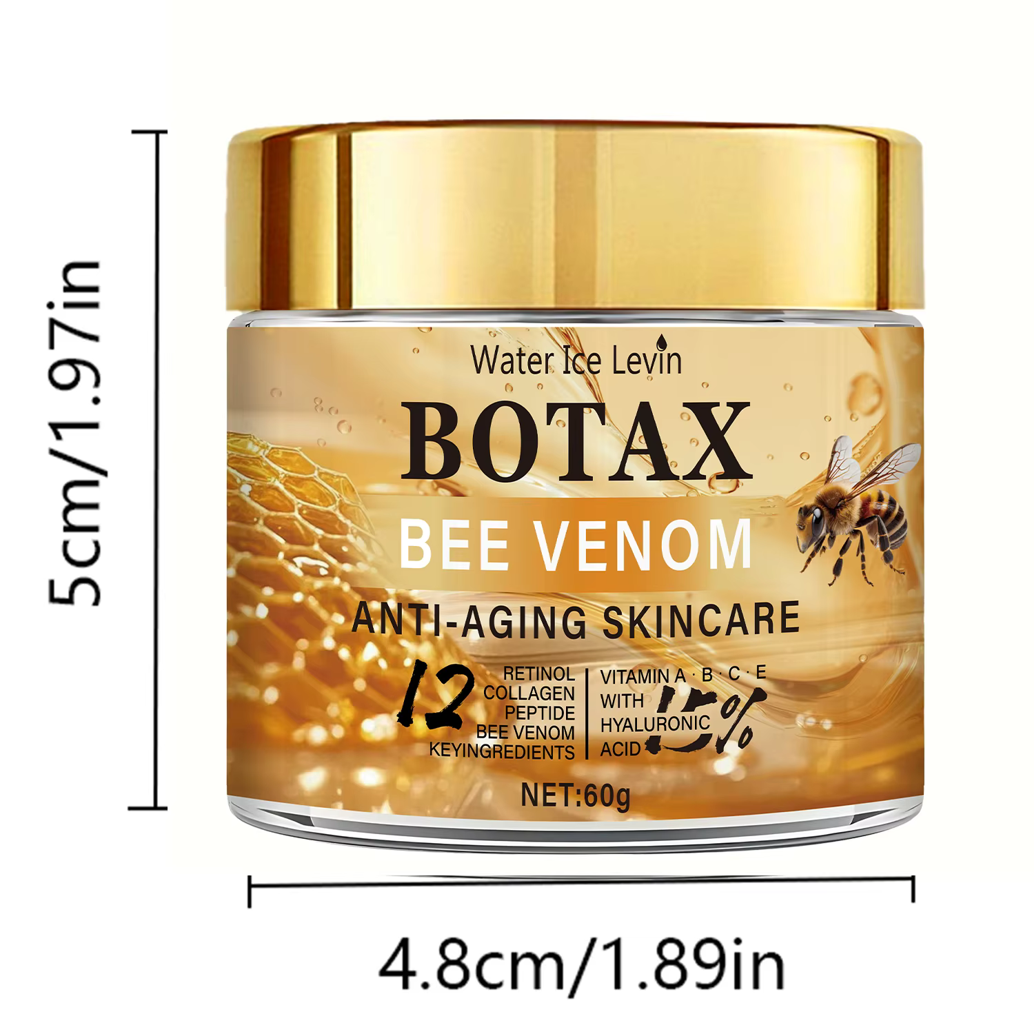Crème au venin d'abeille Botax - Traitement des rides profondes