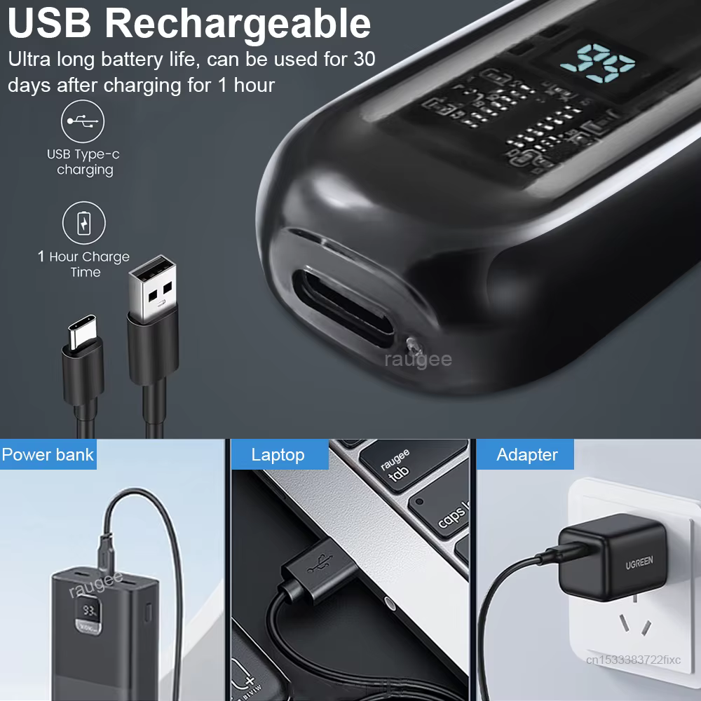 Tondeuse à poils de nez électrique Rechargeable pour hommes