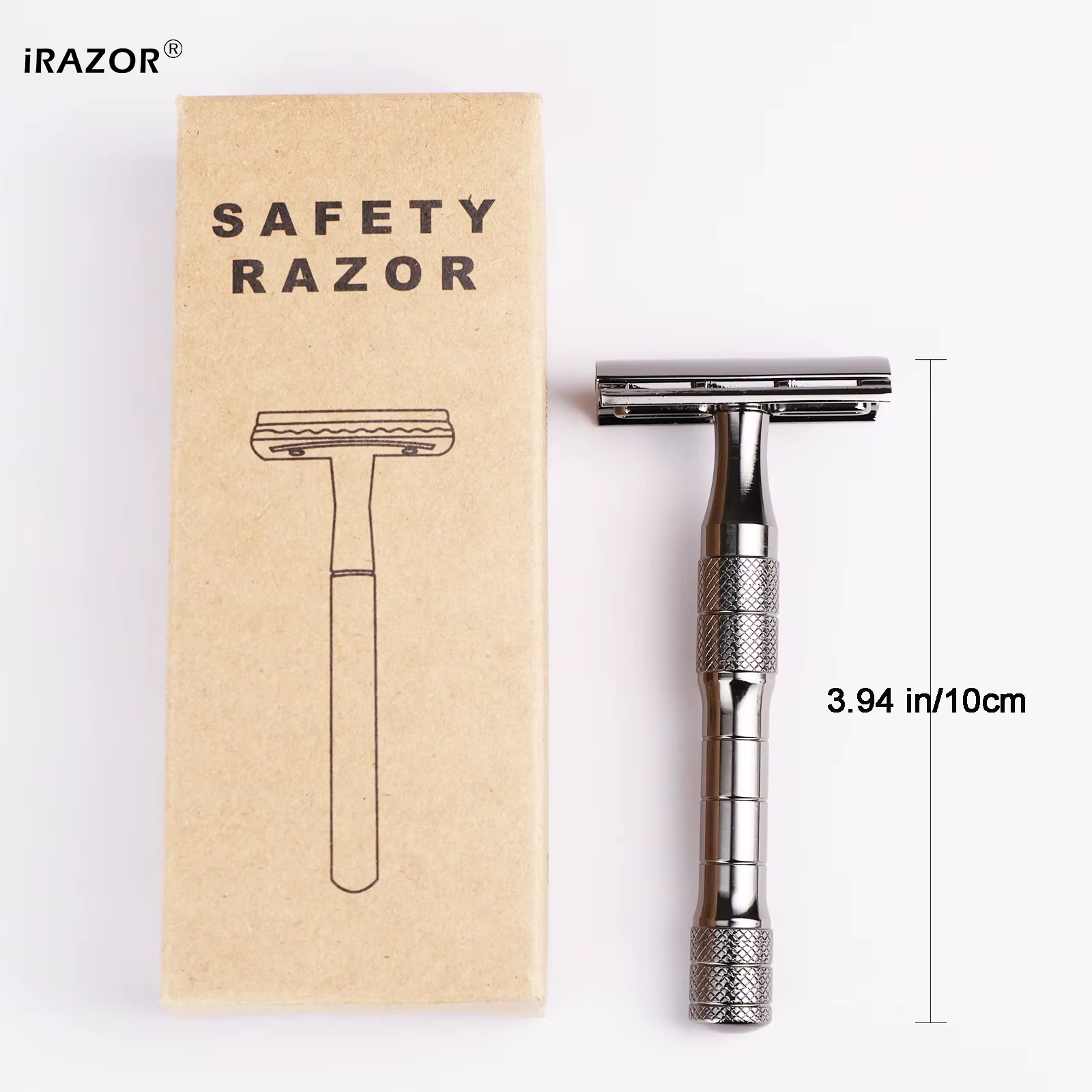 Rasoir de sécurité classique à double tranchant iRAZOR