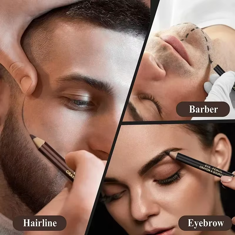 Crayon pour hommes, bord de barbe
