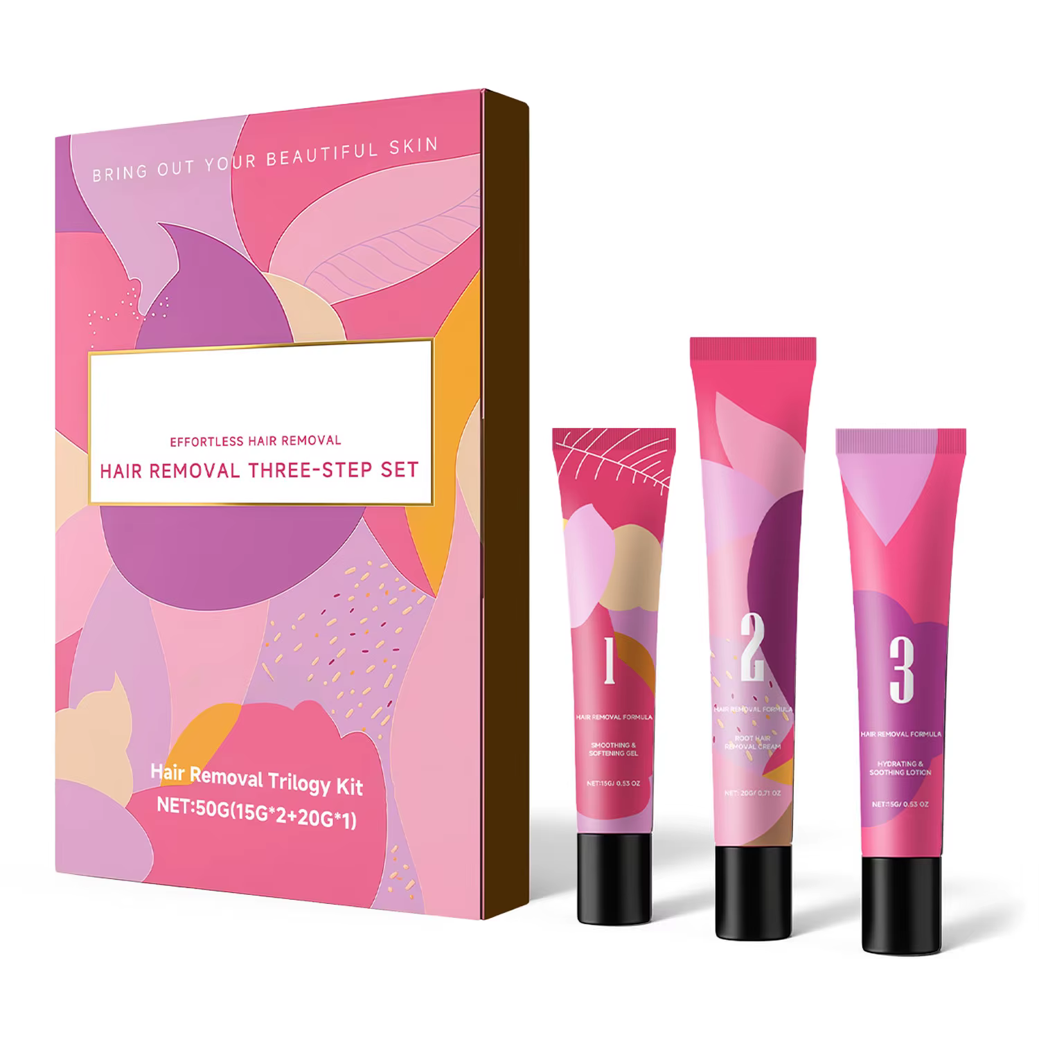 Kit de crème dépilatoire pour le visage pour femmes
