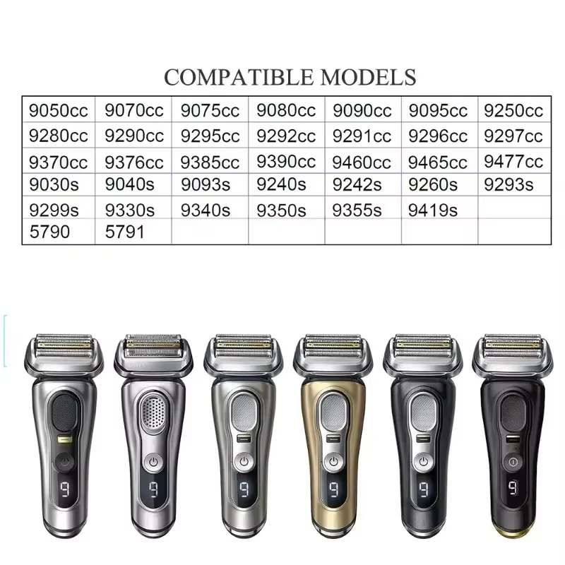 Tête de rasage de remplacement électrique Série 9 Pro 94M pour rasoirs Braun 94M 92S 9030S 9040S 9050CC 9070CC