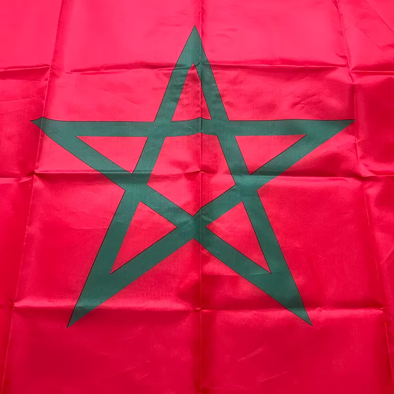 Drapeau Marocain du Royaume du Maroc, Bannière Marocaine Sensation, 90x150cm, MAR MA