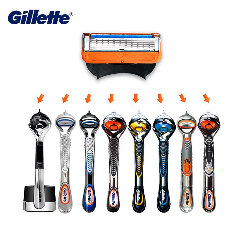 Gillette Fusion 5 lame de rasoir sûr rasage manuel têtes