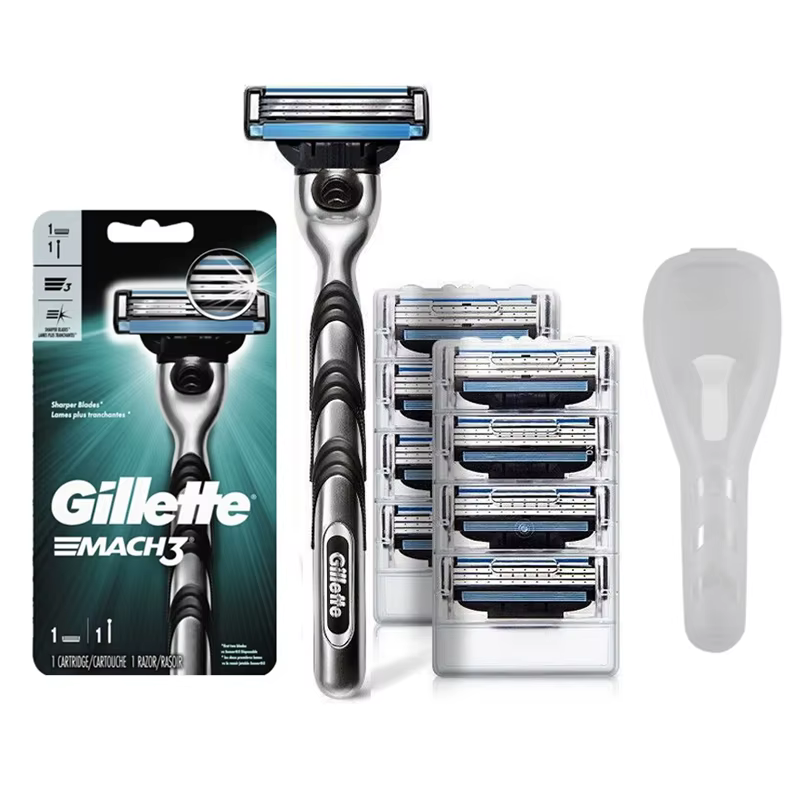 Gillette-Rasoir pour Homme Mach3 avec Lubrastrip