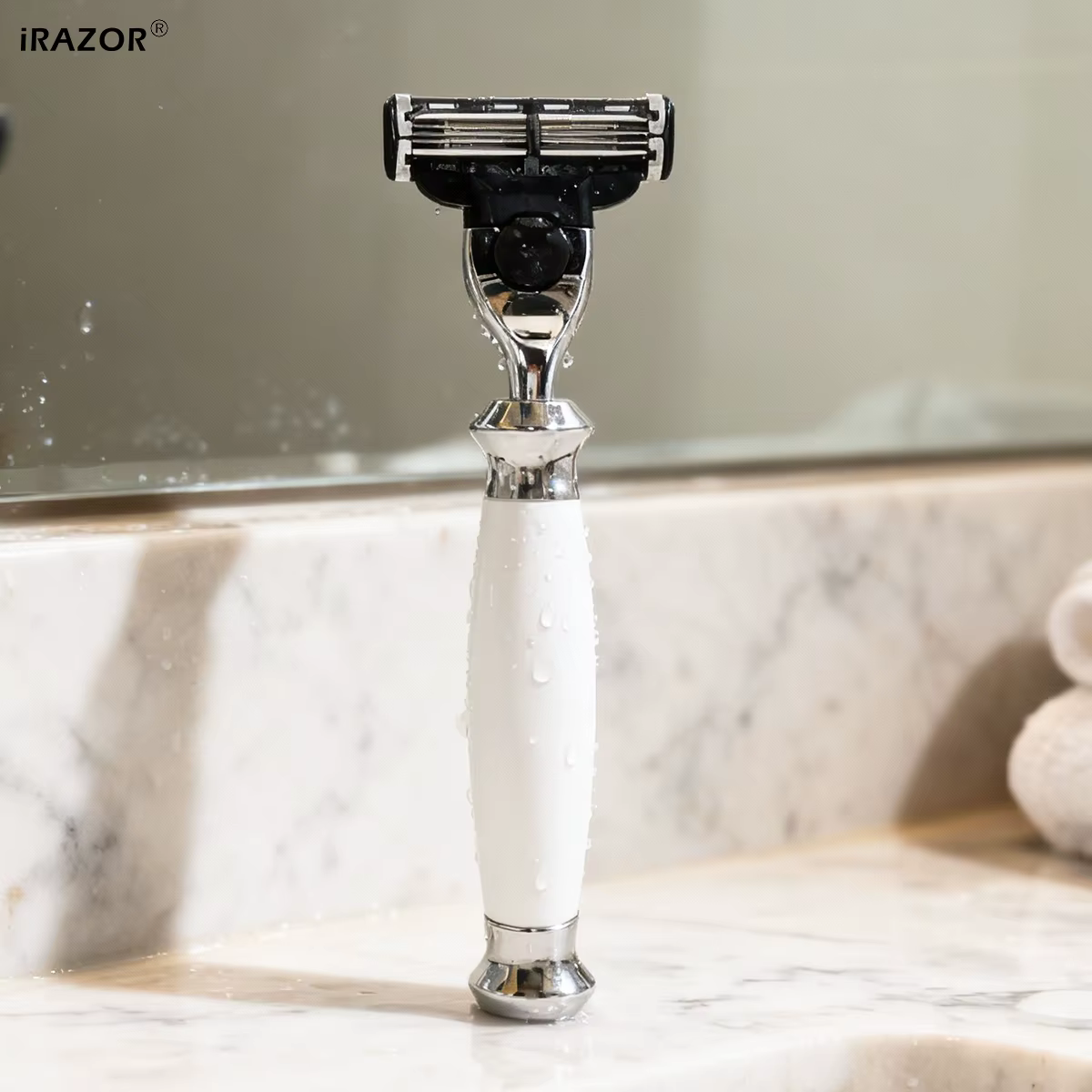 IRAZOR 3 lames Mach 3 rasoir de rasage de barbe pour hommes