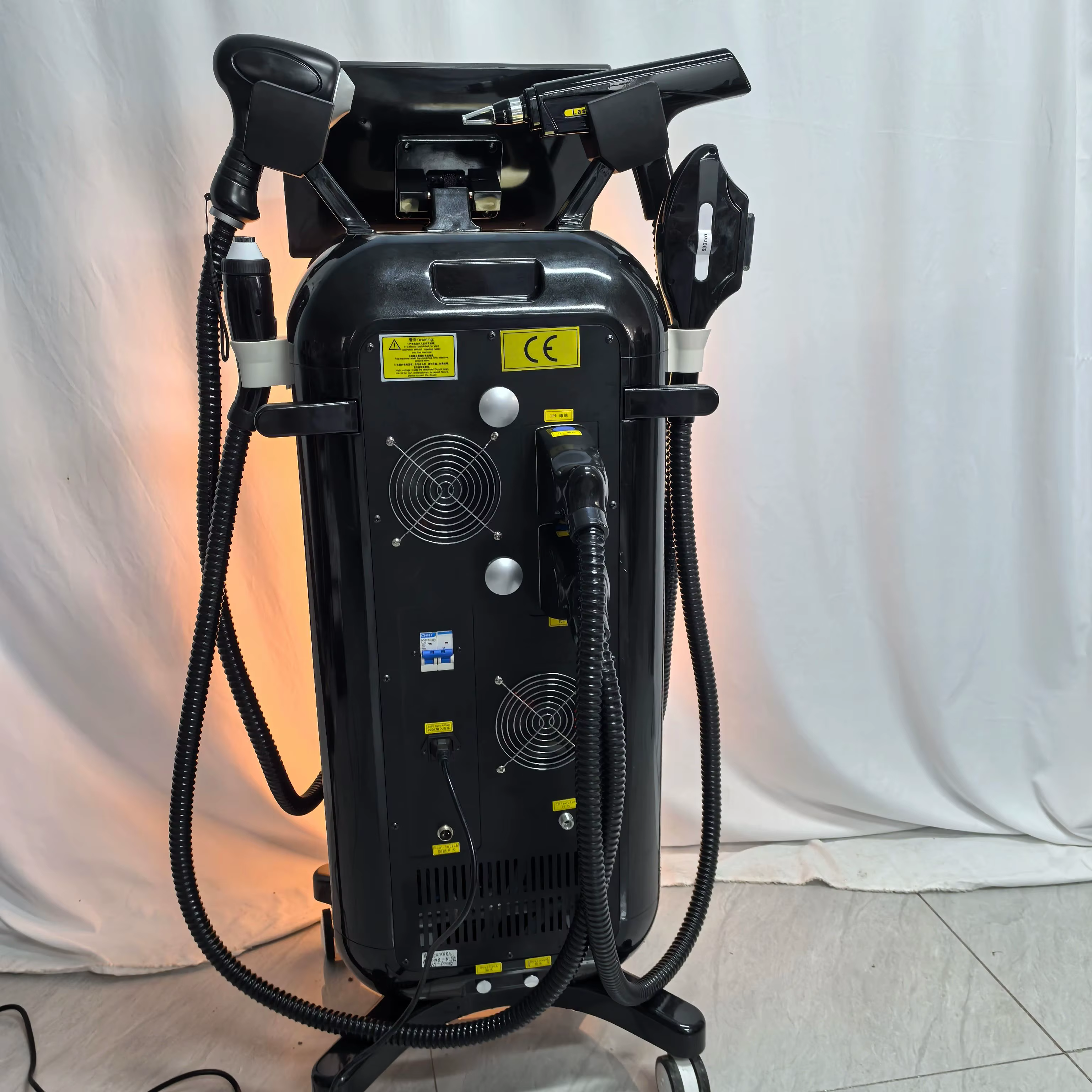 Appareil professionnel 4-en-1 à diode laser 4 longueurs d'onde 5000W 10 barres