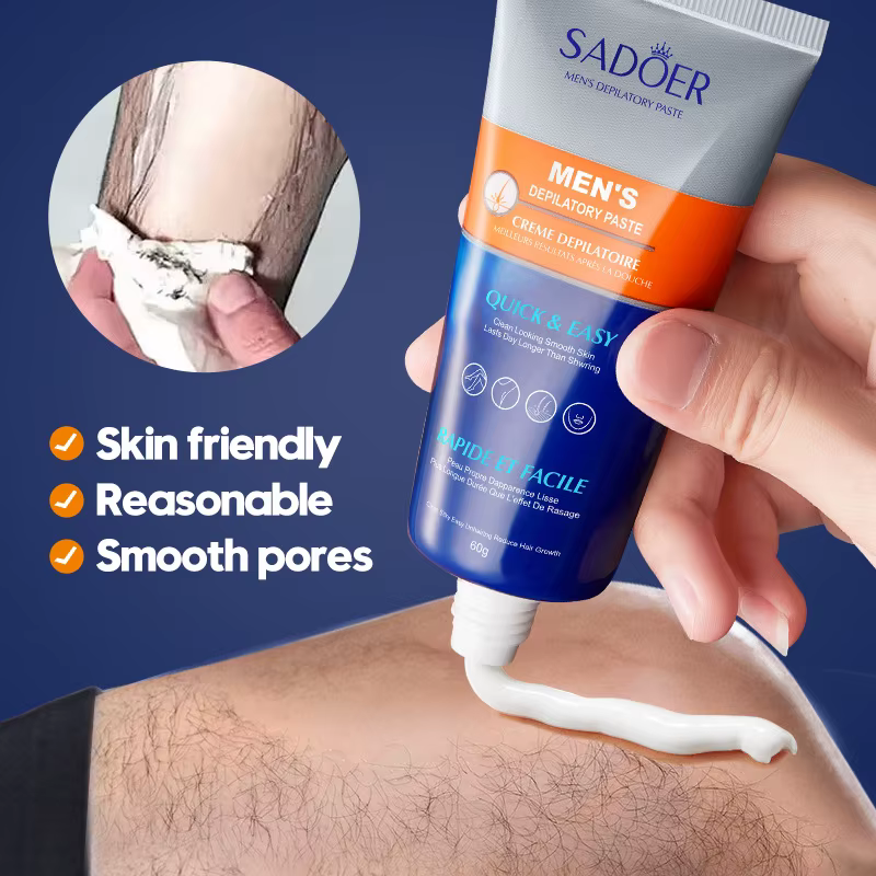Crème d'épilation permanente pour hommes