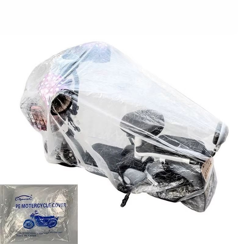 Housse de protection pour moto : transparente, jetable, imperméable pour vélos et scooters en plein air