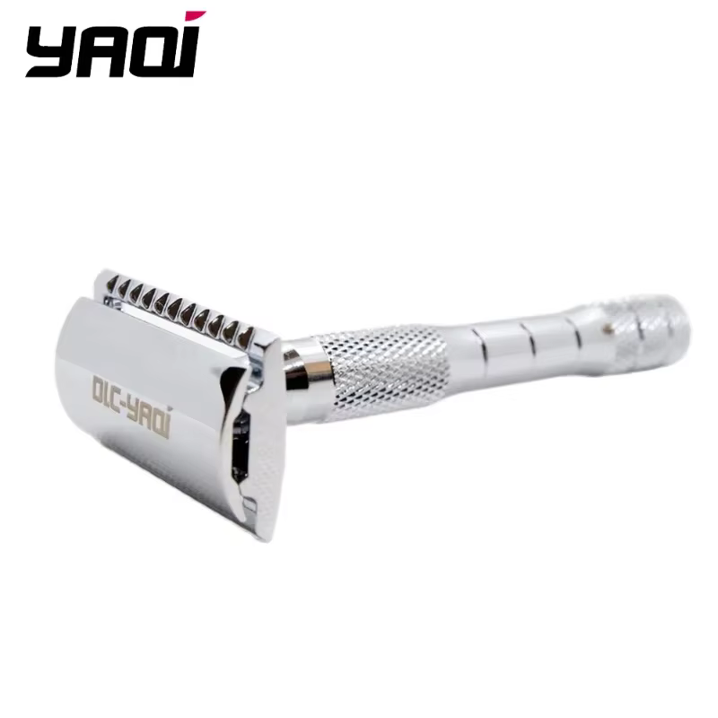 Vente Flash 2026 ! Rasoir de sécurité à double tranchant YAQI Orion Chrome Color pour rasage humide