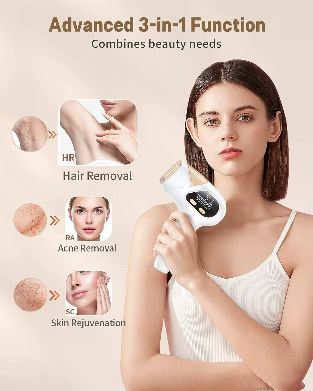 Épilateur IPL pour usage domestique