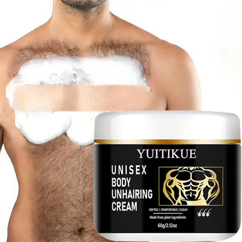 Crème dépilatoire unisexe YUITIKUE - Ingrédients végétaux