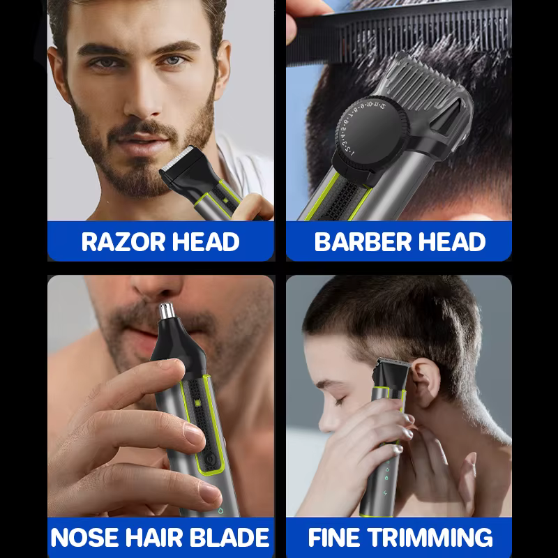 Tondeuse à barbe électrique sans fil pour hommes