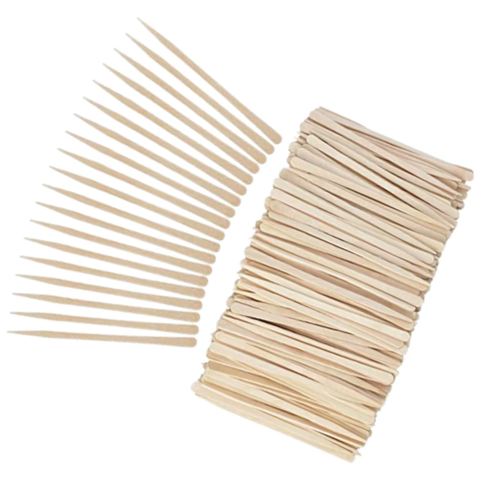 Mini 100x spatules de cire en bois applicateur