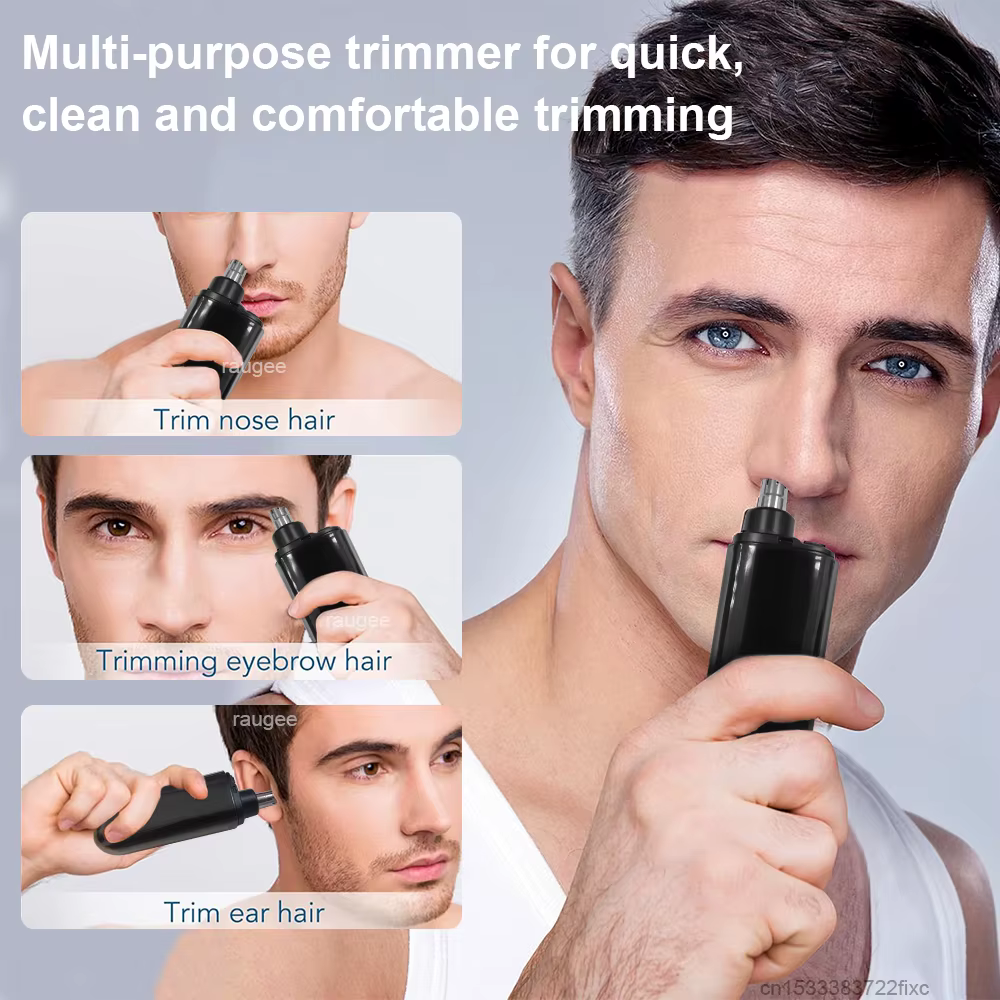 Rasoir de nez électrique pour hommes épilation indolore de poche pour nez oreilles sourcil Portable Rechargeable tondeuse de nez pour homme