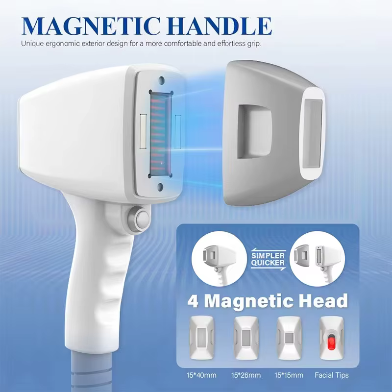 Machine d'épilation au Laser à Diode SHR magnétique Soprano dynamique 3D épilation permanente indolore dispositif de Salon de beauté professionnel