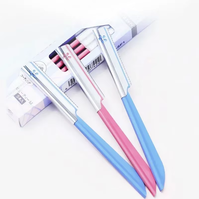 5/10 pièces rasoir pour le visage tondeuse sourcils épilateur ensembles pour femmes maquillage beauté