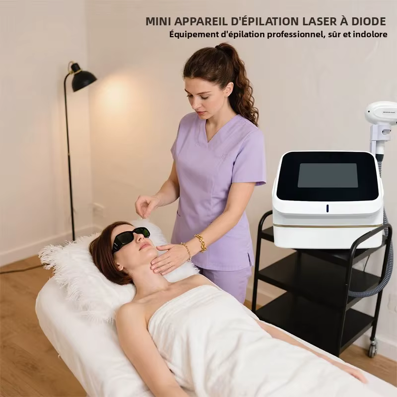 Mini Épilateur Laser Diode 808nm Ice Platinum 4000W pour Épilation et Rajeunissement Cutané à Domicile – Le Choix Idéal