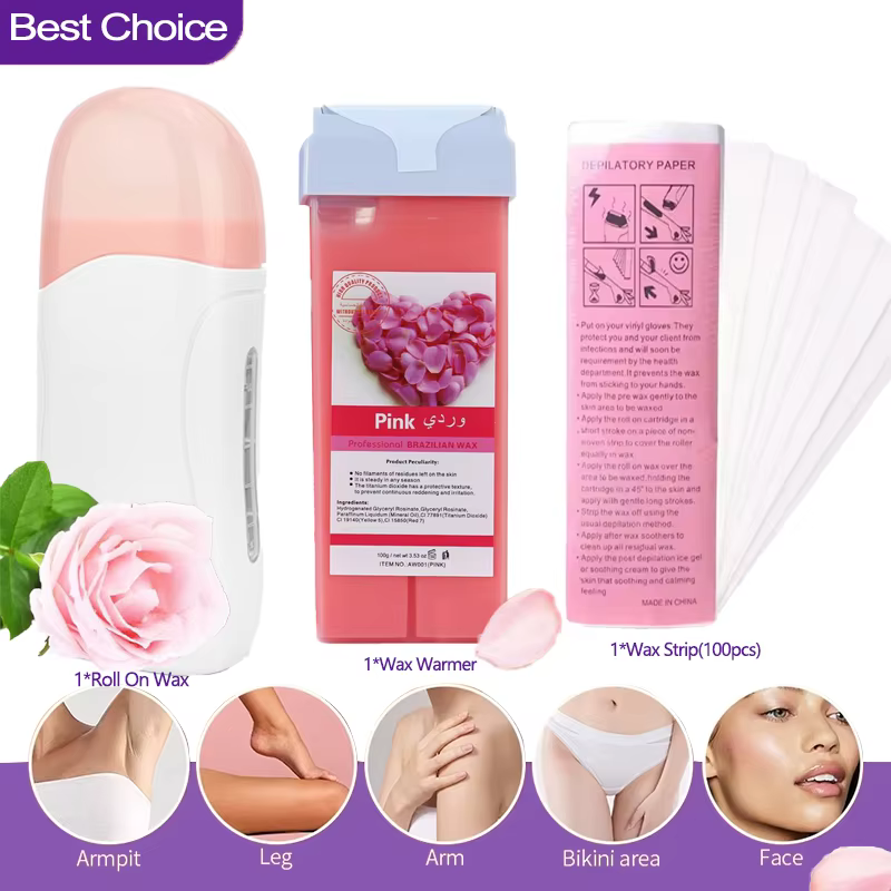 Kit d'épilation à la cire à chaud unisexe