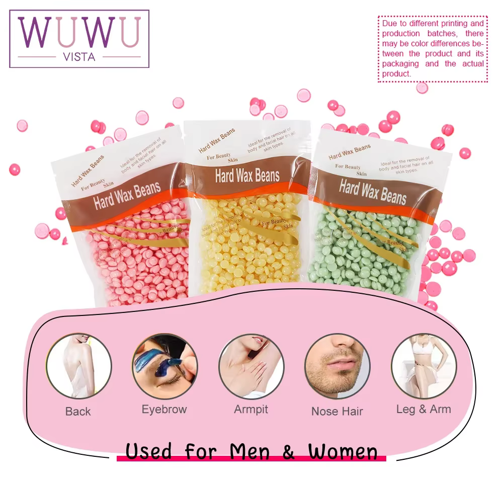 WUWUVISTA 100g/3.52oz cire chaude épilation