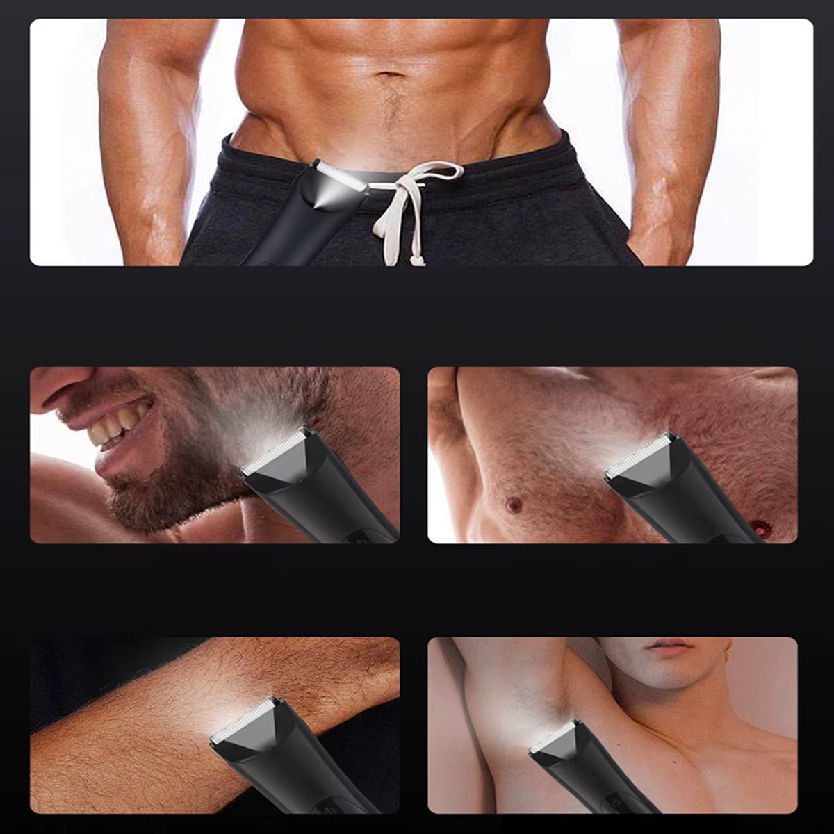 Homme corps tondeuse épilateur aine Trimer