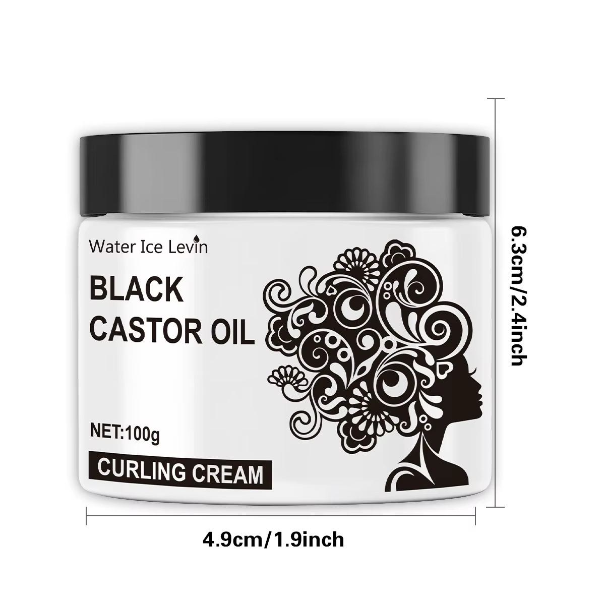 Crème élastifiante pour cheveux bouclés, gel capillaire neutre, formule hydratante pour cheveux bouclés, nourrit et hydrate les cheveux, procure élasticité et sensation de légèreté, 1 flacon