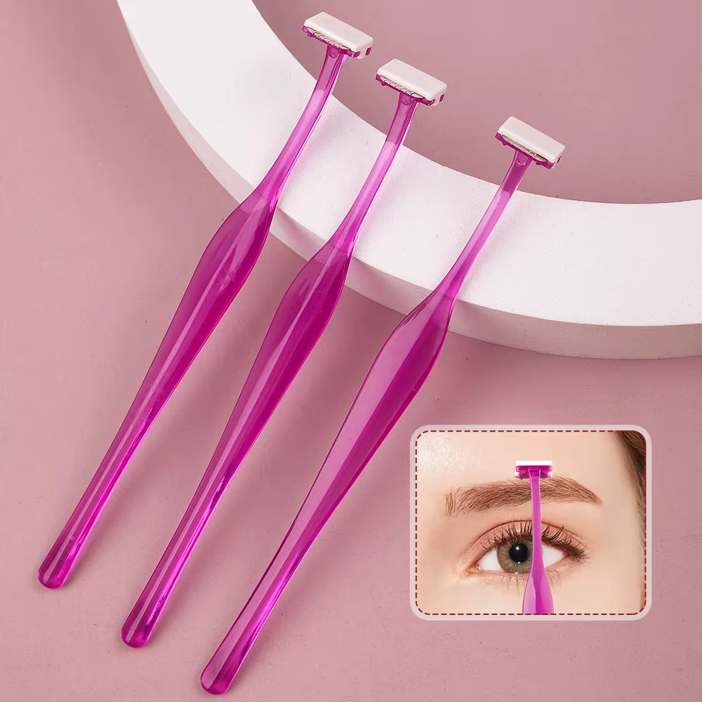 3 ensembles de rasoirs à sourcils