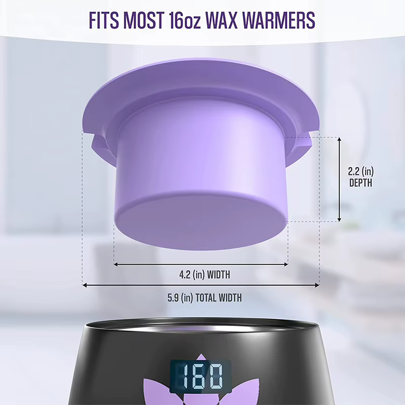 Bols en silicone épais et résistants à la chaleur pour chauffe-cire