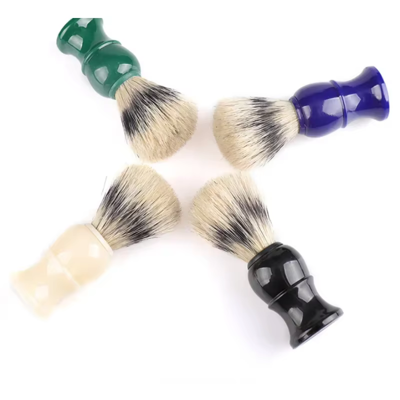 Brosse de rasage en poils de sanglier pour hommes