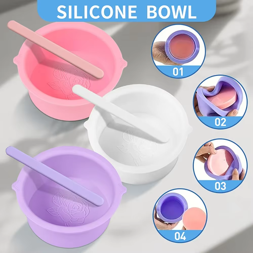 Bol en silicone pour cire