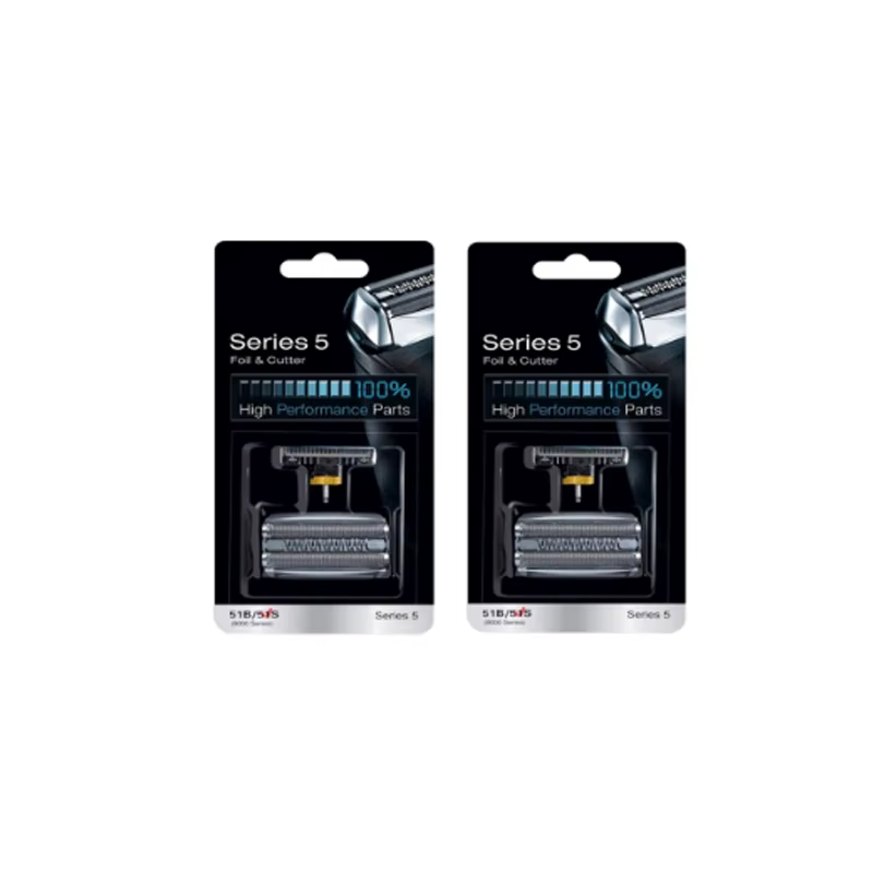 Tête de coupe de rechange en aluminium argenté 51s