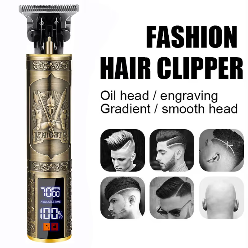 Tondeuse à cheveux électrique T9 pour hommes