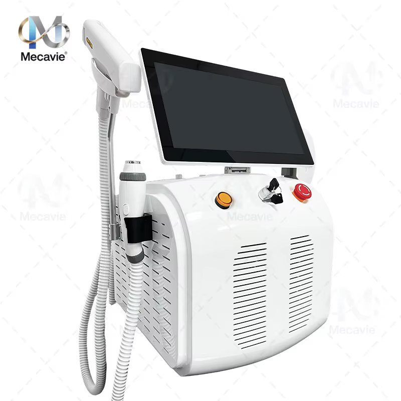 Machine laser portable 4-en-1 4000W : Diode 808nm/RF/IPL/Picoseconde