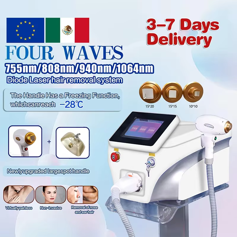 Laser professionnel à Diode 808nm 3000w
