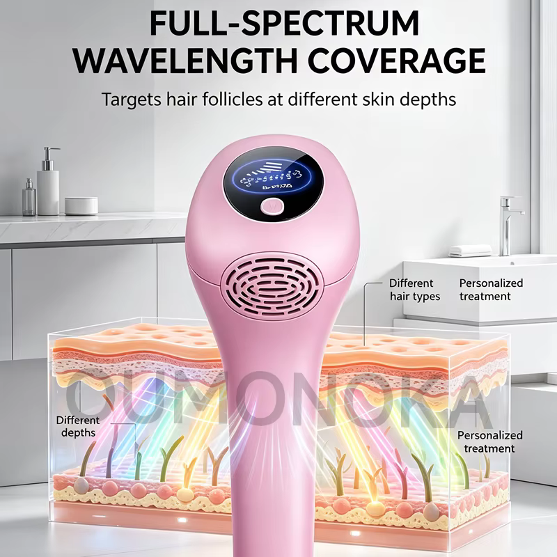 Nouveau Permanent IPL laser épilateur Machine de coupe de cheveux lisseurs Vibration homme rasoir femme visage