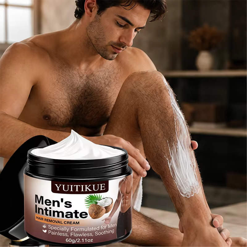 YUITIKUE Crème dépilatoire intime pour hommes 60g