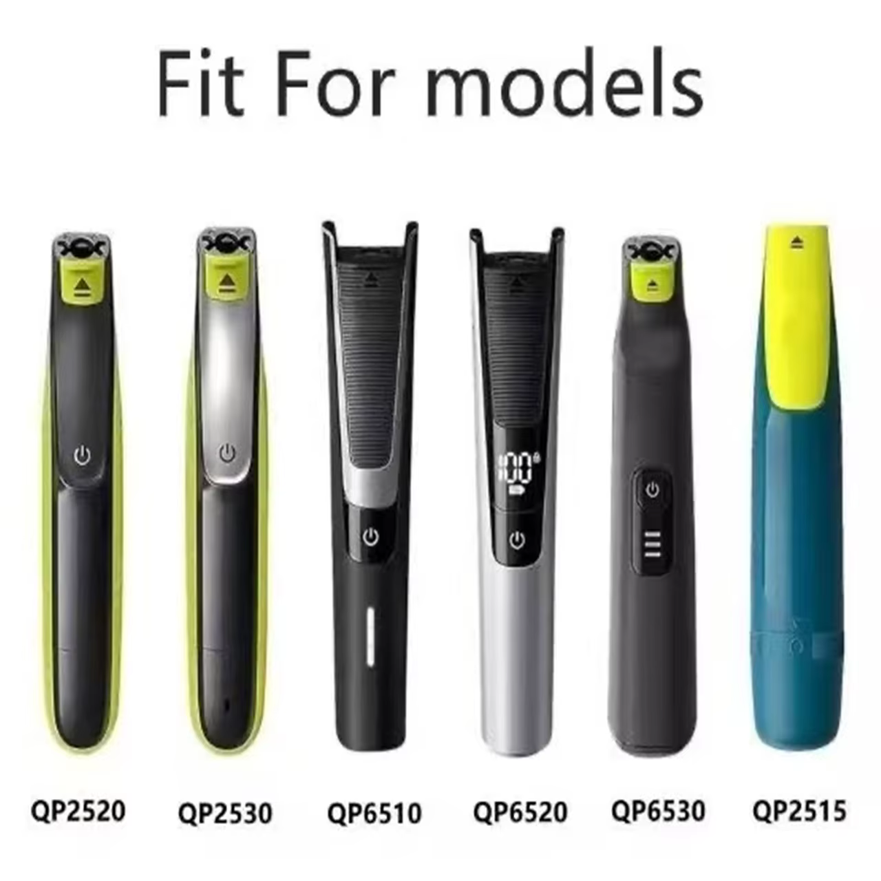 Compatible avec les modèles de rasoirs à lame unique remplaçable QP2520