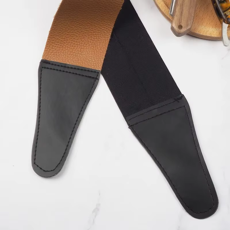 Sangle de rasage en cuir et toile pour hommes