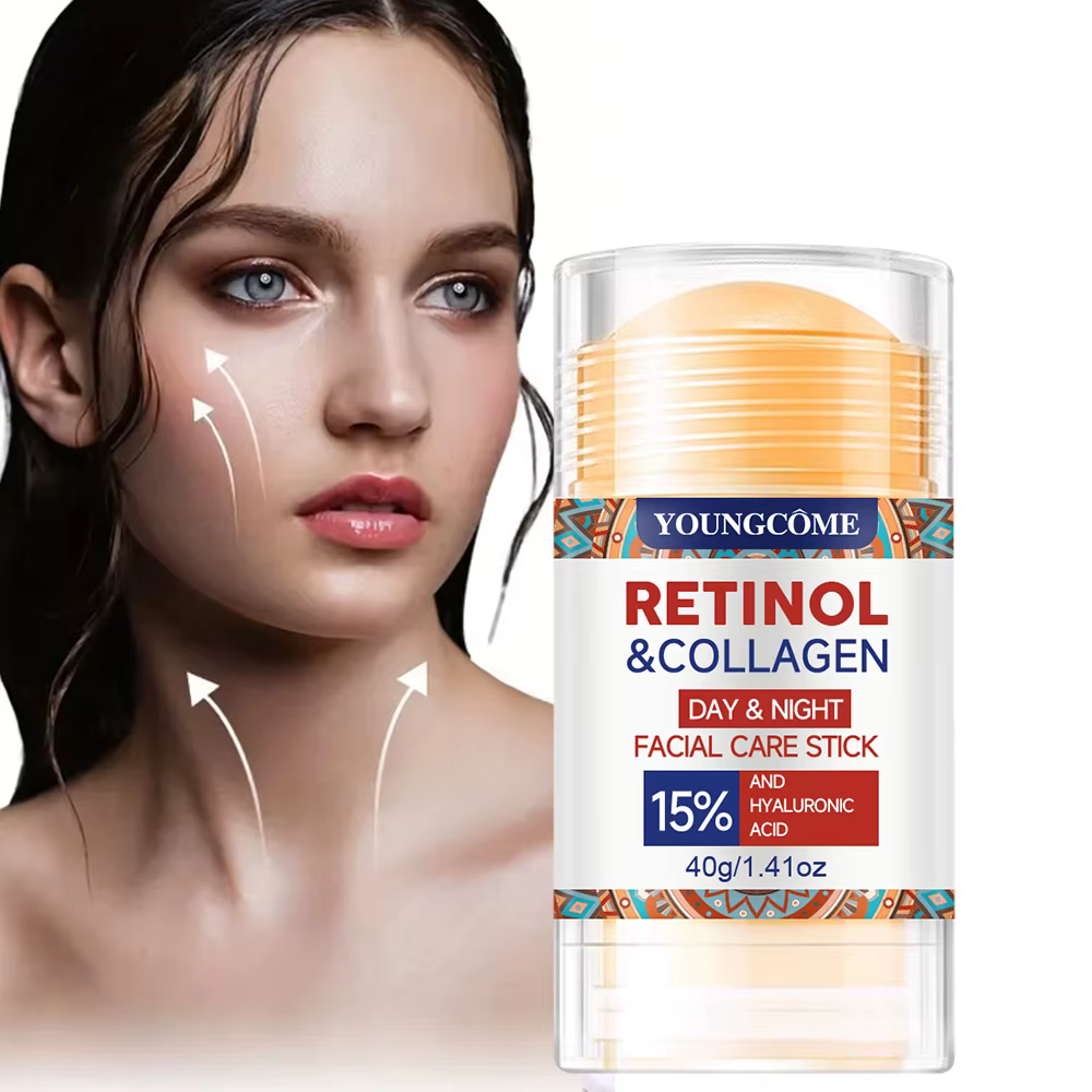 Stick de soin du visage jour et nuit au rétinol et au collagène