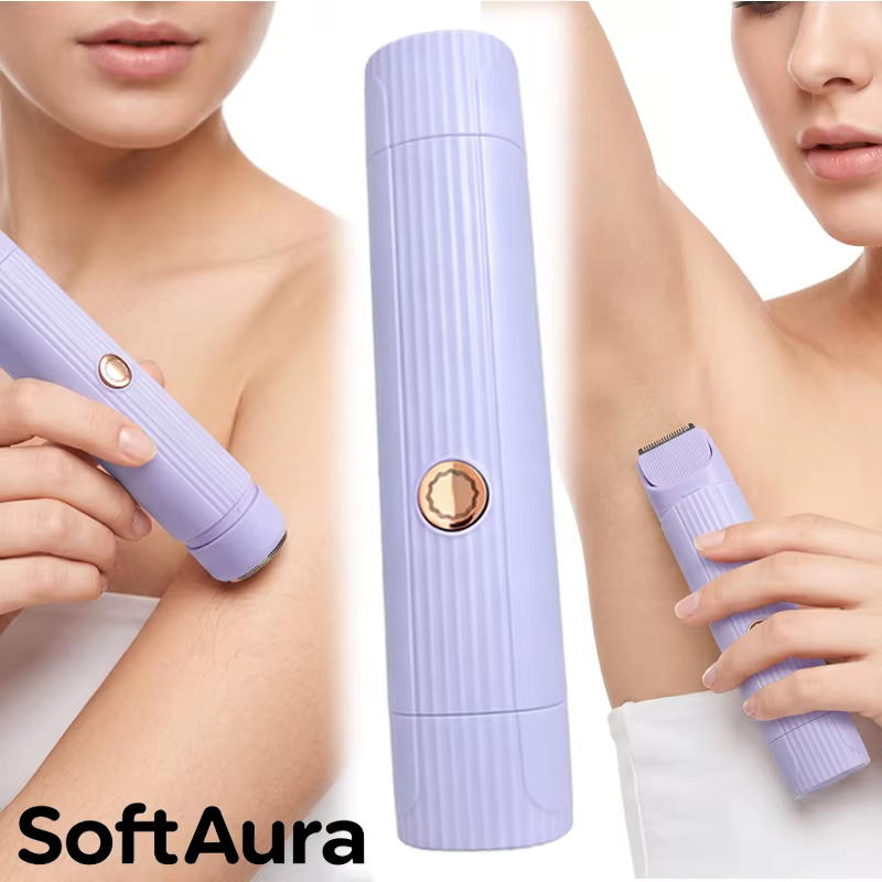 Rasoir électrique 2-en-1 SoftAura pour femme