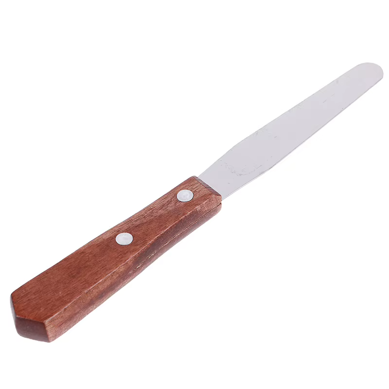 1 spatule à cire en acier inoxydable