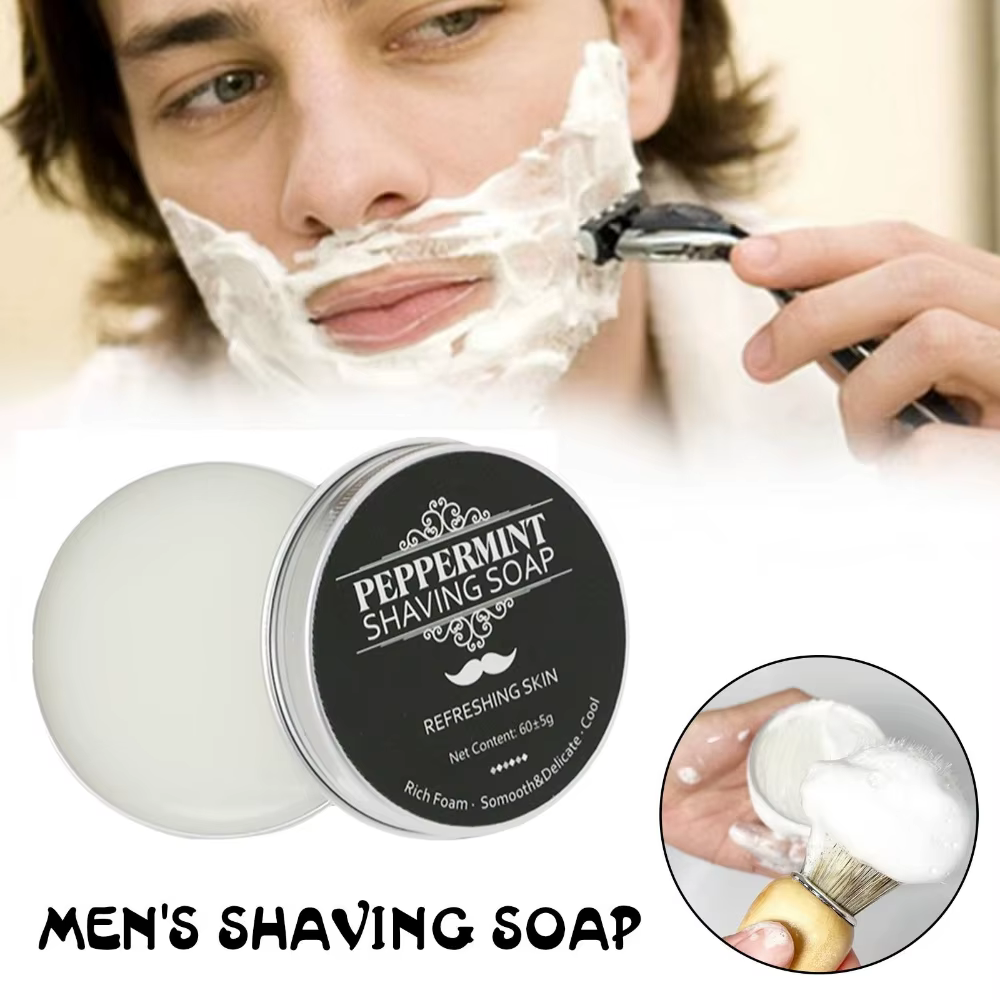 Savon de rasage pour barbe pour hommes