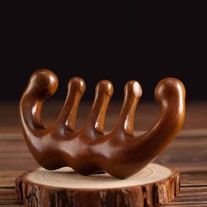 Peigne de Massage thérapeutique en bois