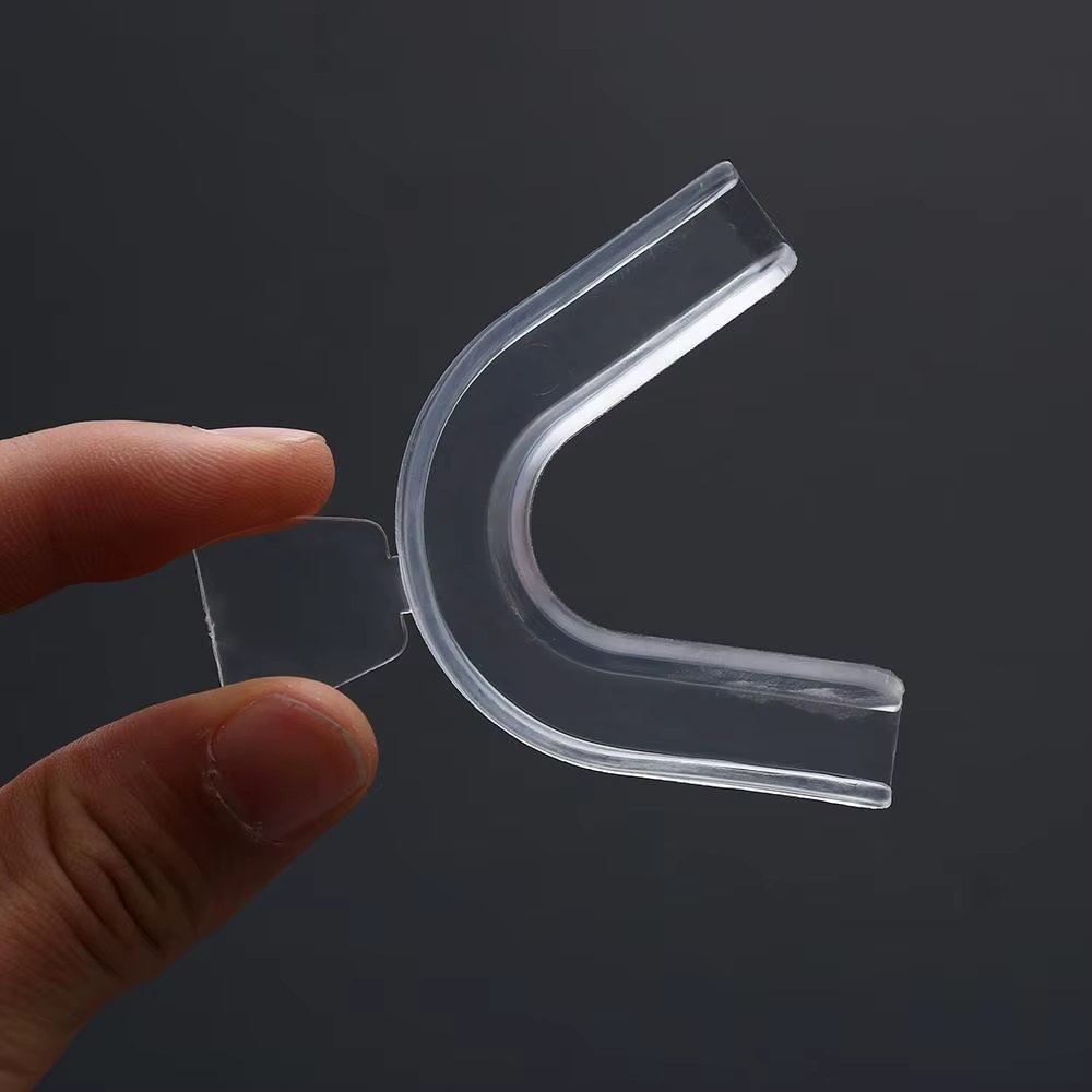 Protège-dents de nuit en silicone pour soins dentaires