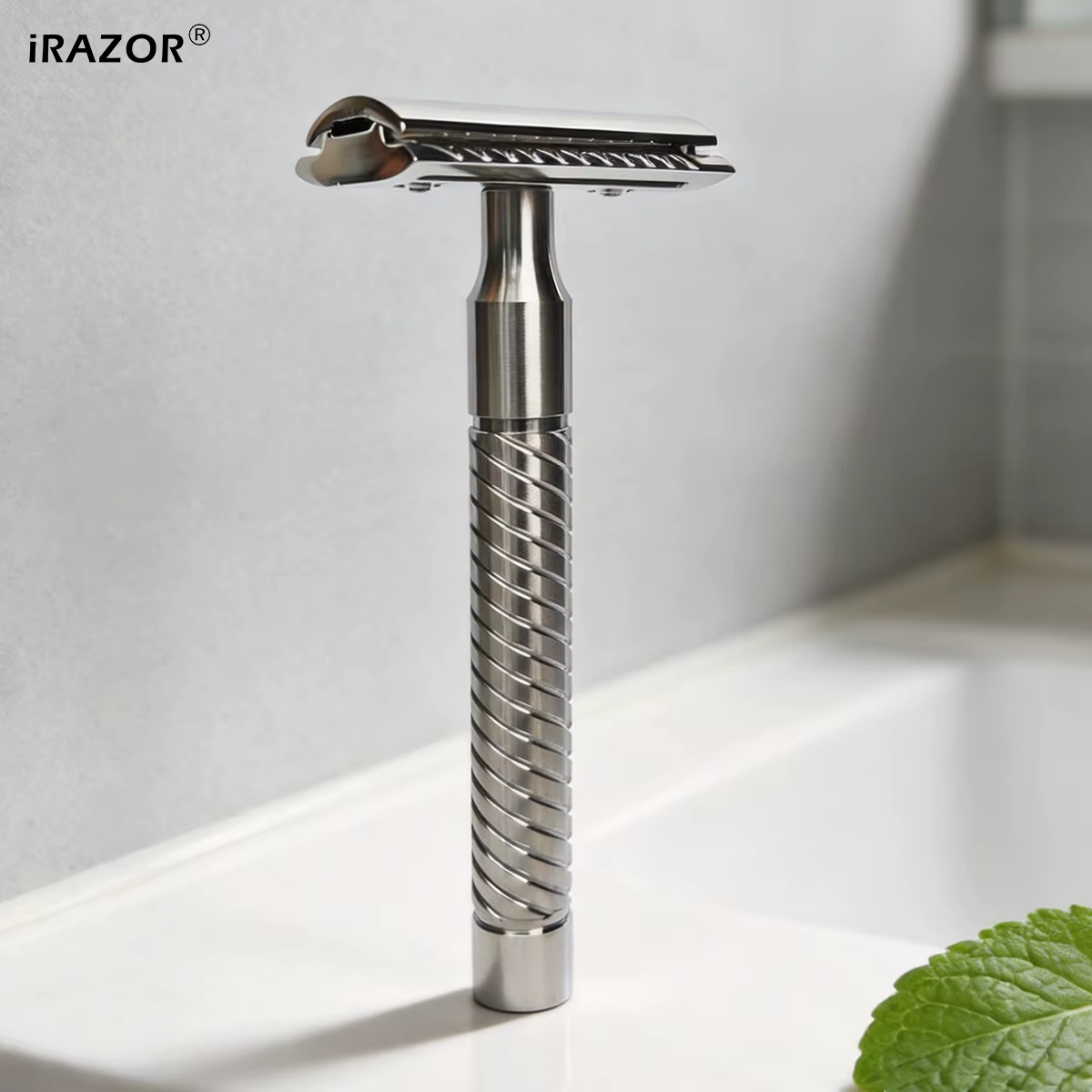 IRAZOR – Rasoir de sécurité en acier inoxydable 316