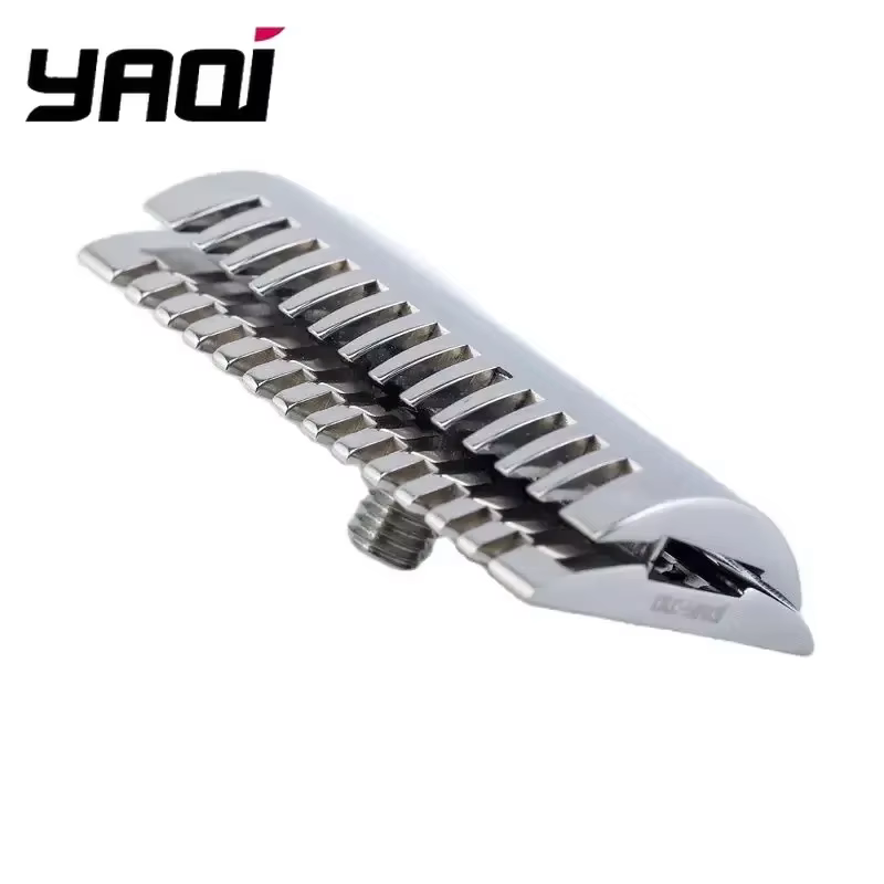 Tête de rasoir de sécurité en acier inoxydable 316 poli Yaqi - Finition Mellon