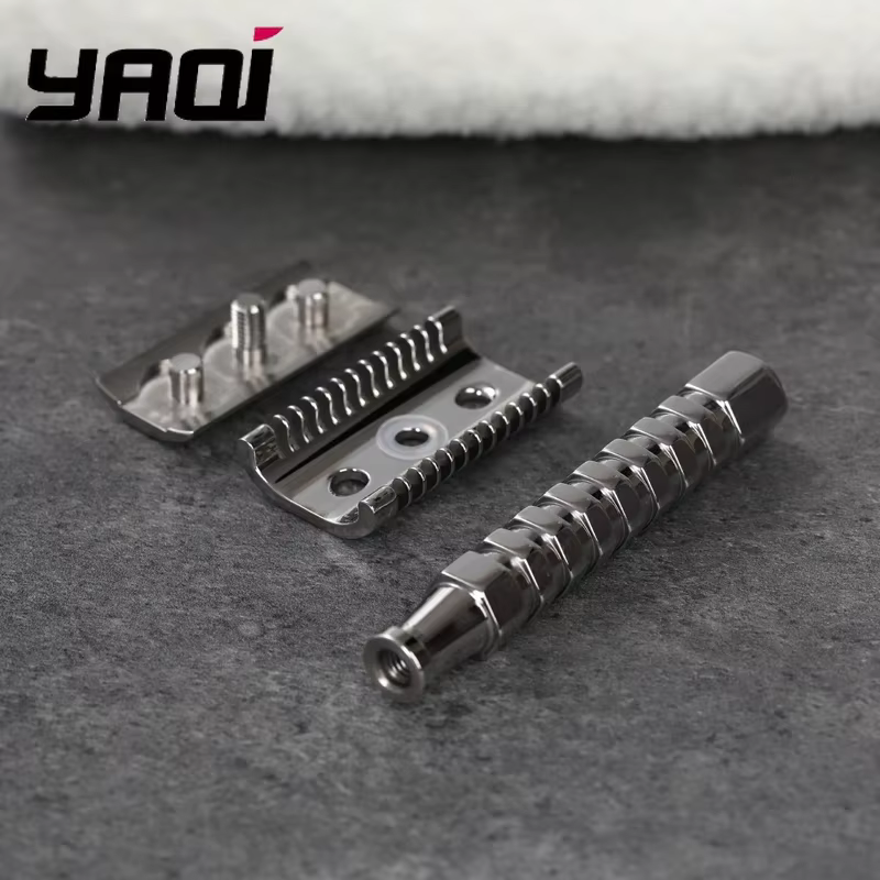Rasoir de sécurité inclinable réglable en acier inoxydable Yaqi Matte Torqx 2026 - Outil de toilettage pour hommes