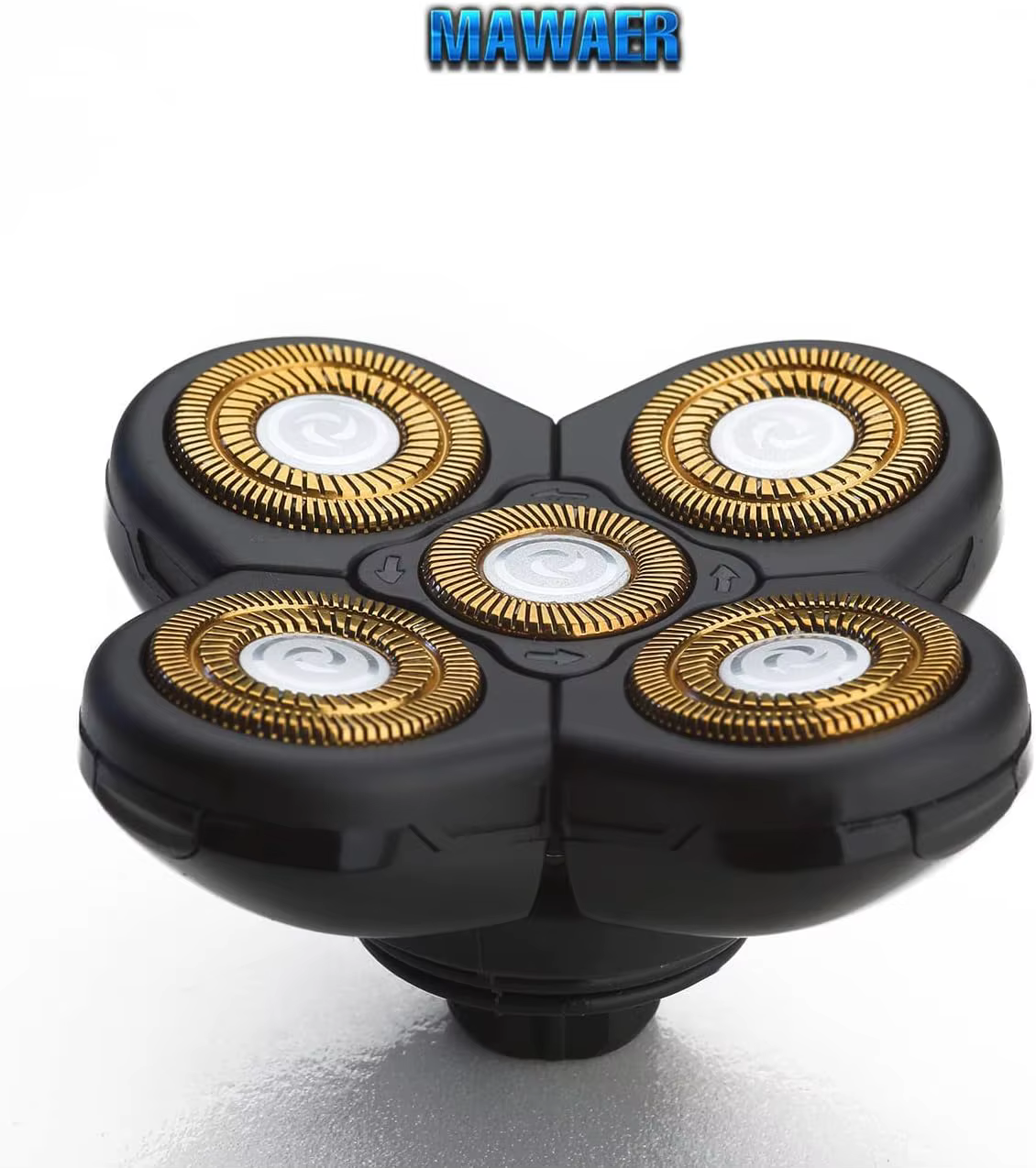 Tête rotative à 5 lames pour rasoir électrique 5D pour homme