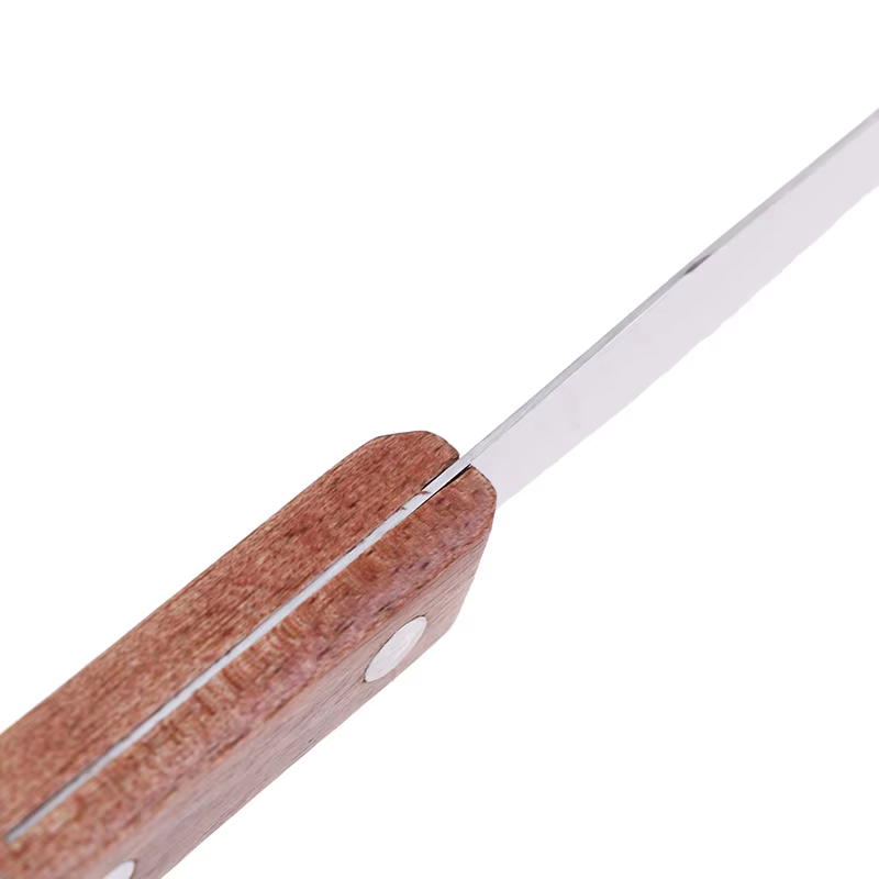 1 spatule à cire en acier inoxydable